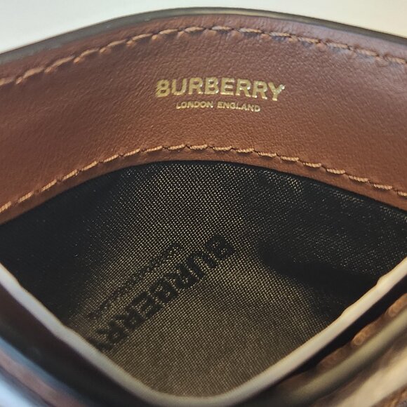 Burberry Sandon Canvas Check Card Case - Picture 3 of 6